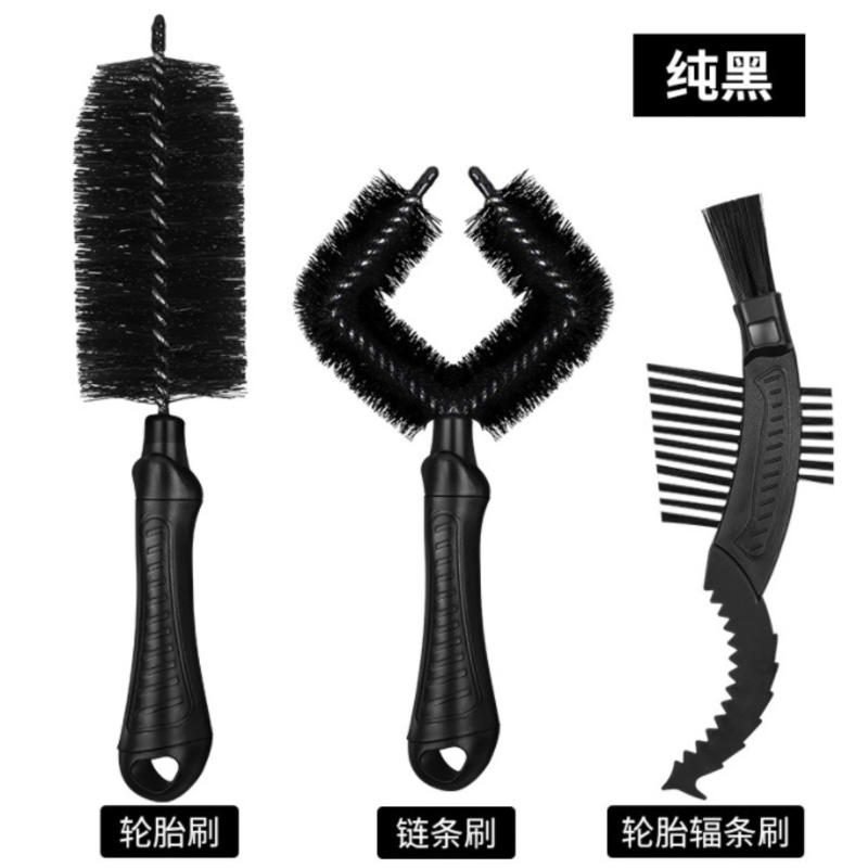 Kit de Escovas para Limpeza de Corrente de Bicicleta