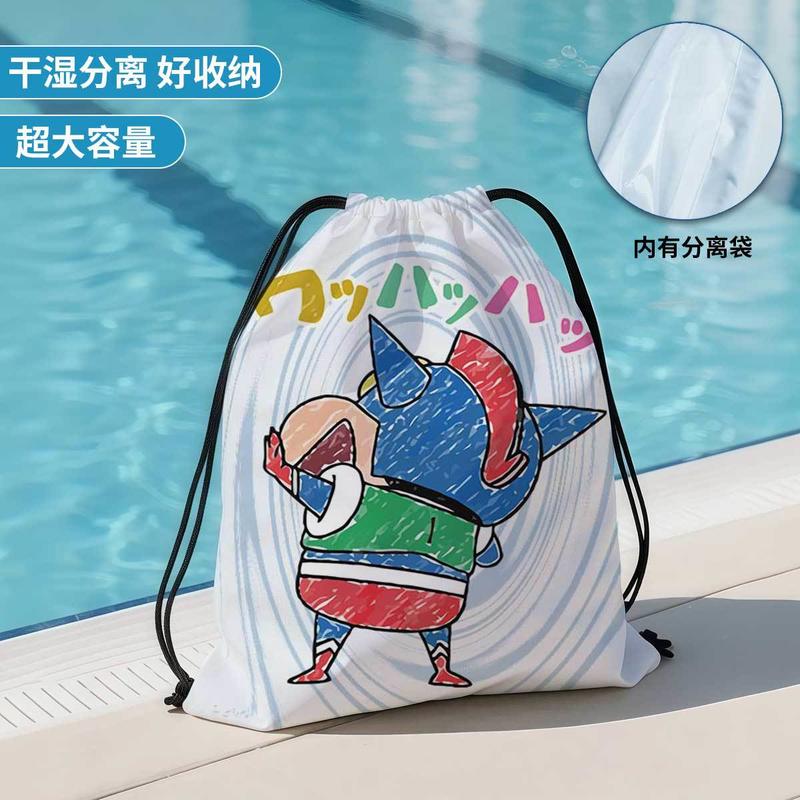 Mochila de Natação Crayon Shin-chan Infantil Impermeável