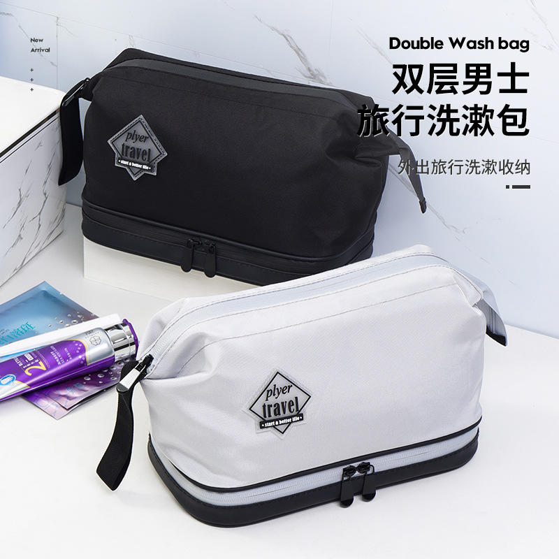 Bolsa Nécessaire Masculina Impermeável Dupla Camada Viagem