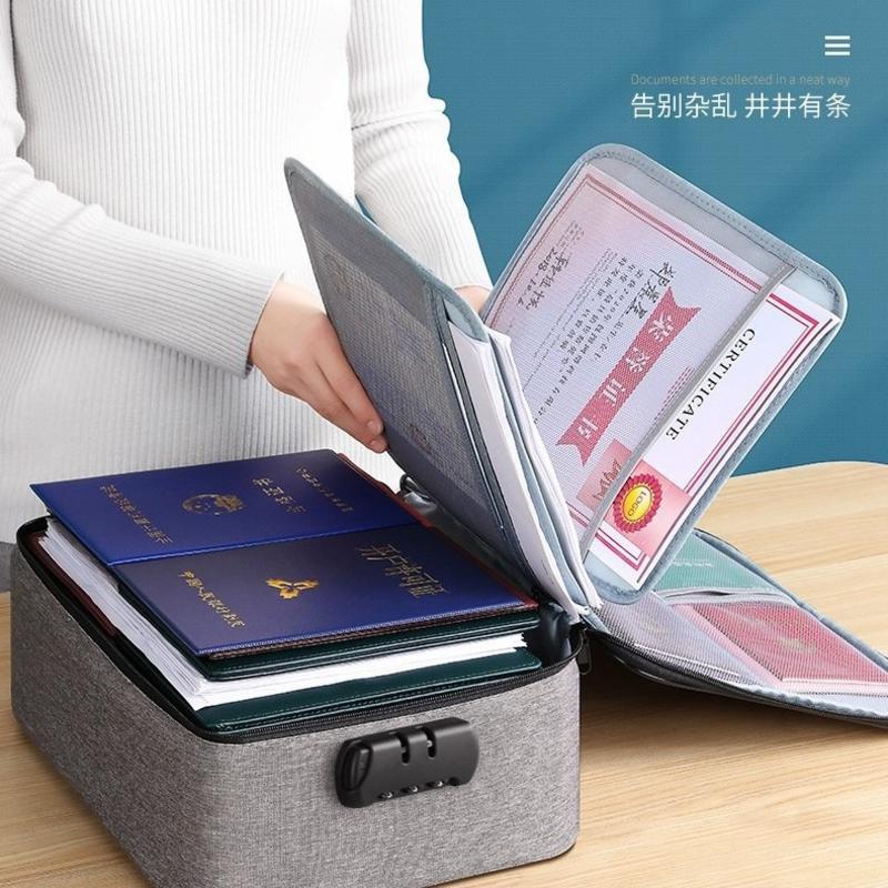 Bolsa Organizadora de Documentos Impermeável Multicamadas