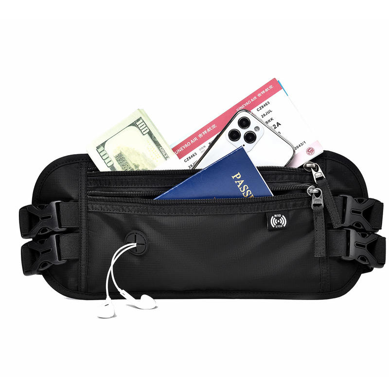 Pochete Esportiva Impermeável Antifurto RFID para Passaporte