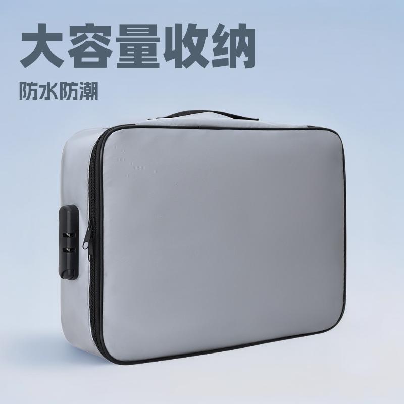 Bolsa Organizadora de Documentos de Viagem Impermeável com Senha