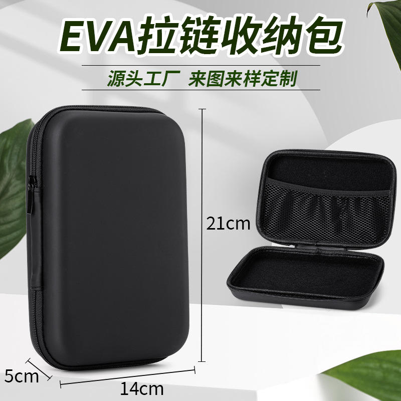 Case organizador portátil EVA para power bank e cabos