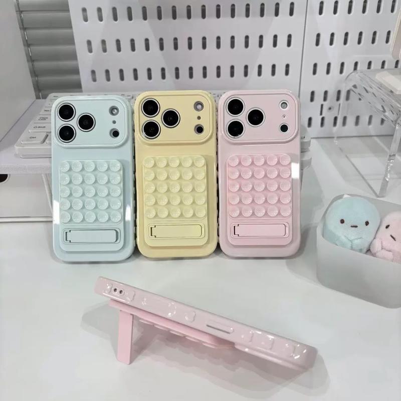 Capa Anti-Queda para iPhone com Suporte de Ventosa Coração