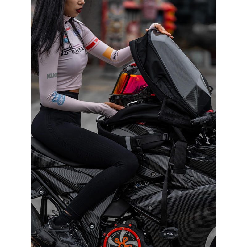 Mochila para capacete de moto e alforje de grande capacidade