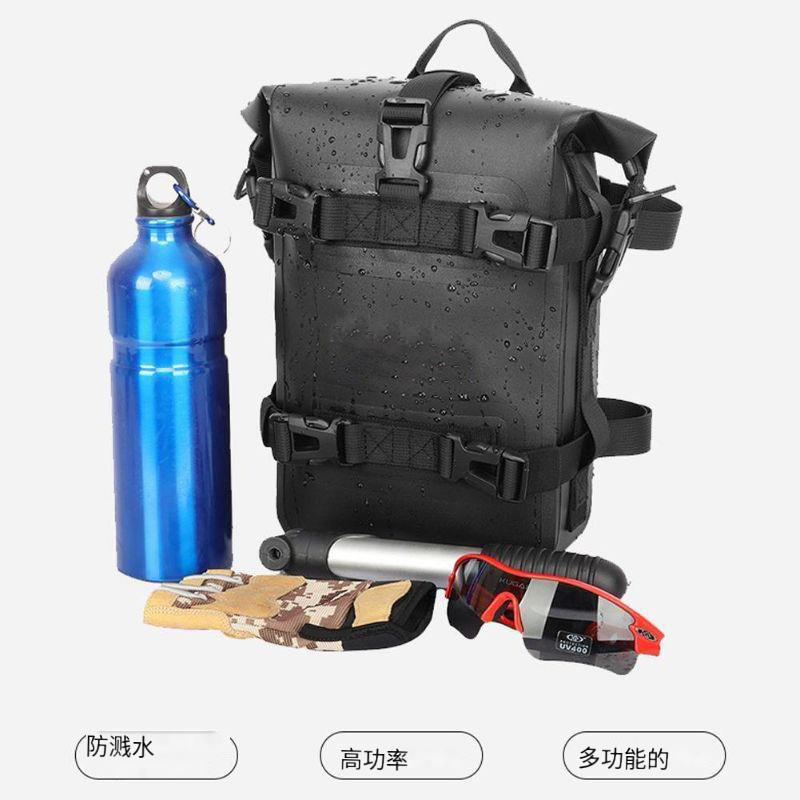 Bolsa lateral para moto impermeável grande capacidade